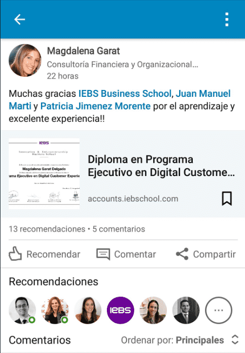Opiniones de IEBS: Experiencia, Opiniones y Críticas de IEBS Opiniones de IEBS: Experiencia, Opiniones y Críticas de IEBS - opinión 6