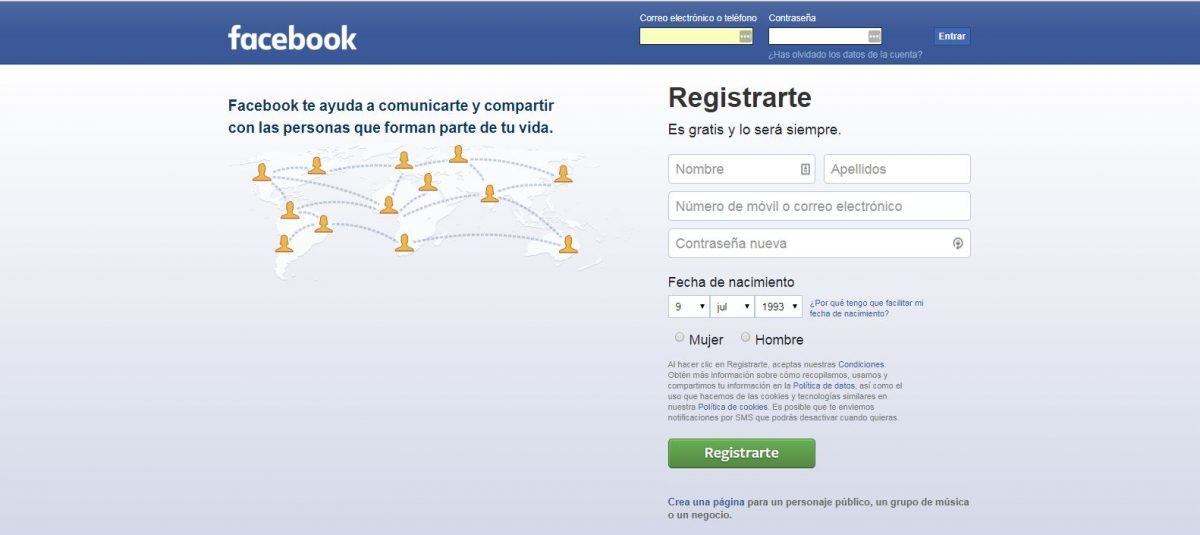 Cómo crear una cuenta en Facebook: ¿Página o perfil? - Crear cuenta de facebook