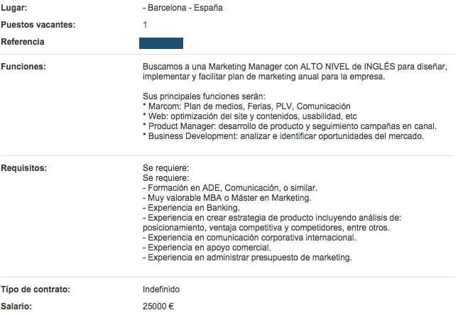 Requisitos altos promociones