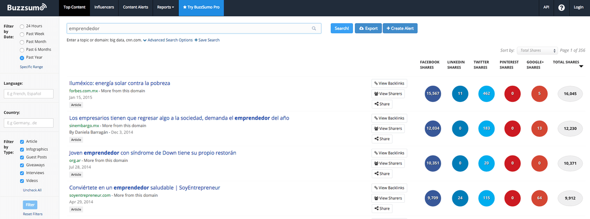 10 trucos para publicaciones en Facebook - Buzzsumo Emprendedor iebs 1024x379