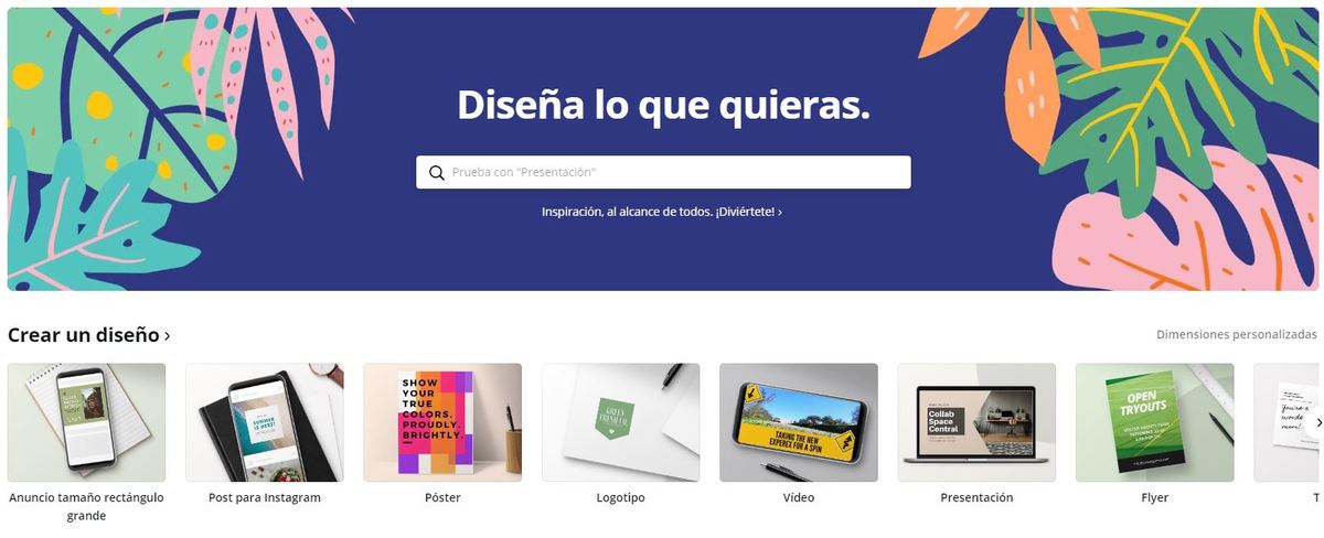 6 Herramientas de edición de imágenes para redes sociales - canva portada programa