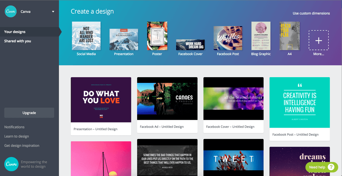 Mejores Herramientas de Inbound Marketing Gratis y de pago - Canva