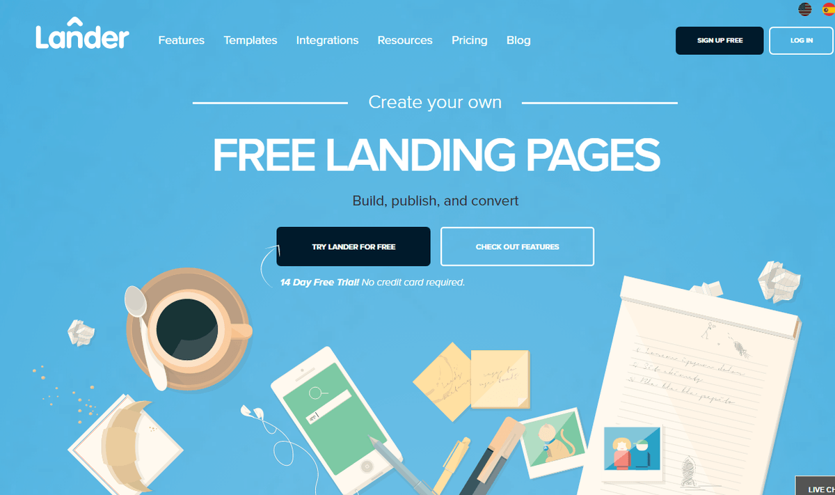 Mejores Herramientas de Inbound Marketing Gratis y de pago - Lander