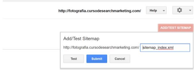 Google Search Console: para qué sirve, cómo usarlo y dar de alta tu web - añadir test