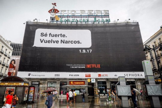 Campañas de Marketing de los protagonistas de la Revolución Digital - narcos se fuerte