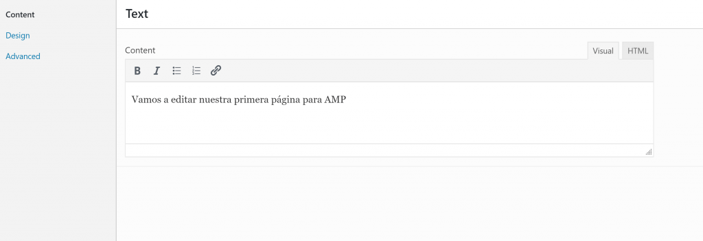 Cómo instalar, configurar e implementar AMP en Wordpress - pagina amp editar 1024x351