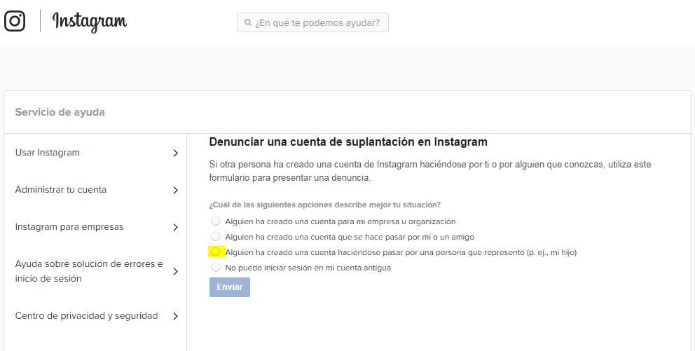 Solicita la verificación de una cuenta Instagram sin tirarte de los pelos - denunciar suplantación