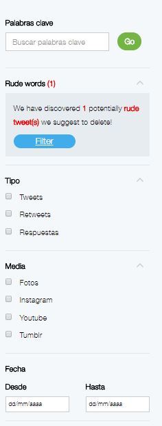 Herramientas para borrar tweets antiguos de una sola vez - Captura tweetdeleter