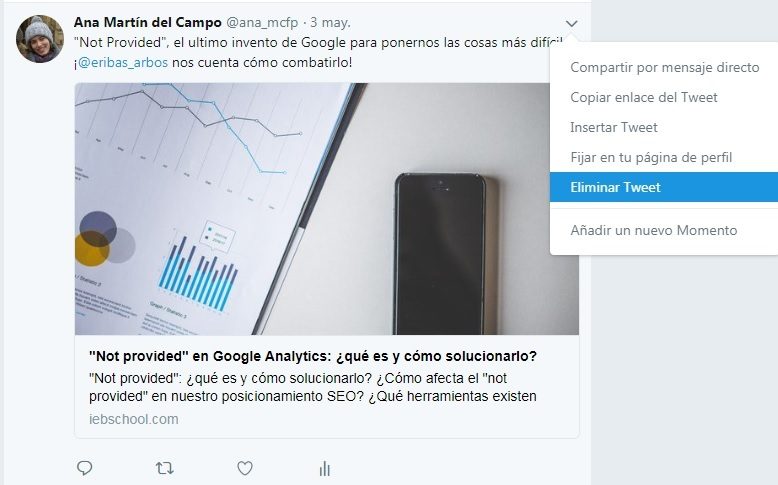 Herramientas para borrar tweets antiguos de una sola vez - eliminar tweet