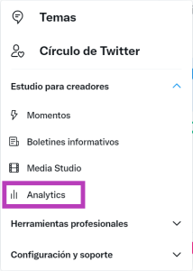 Cómo usar Twitter Analytics: guía para exprimir la herramienta de Twitter - twitter analytics 214x300