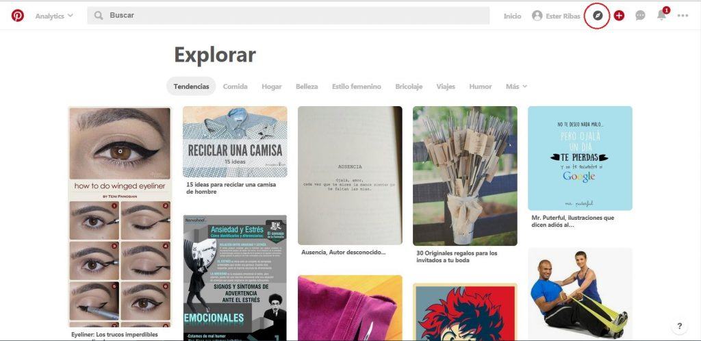 Qué es y qué beneficios puede aportar Pinterest a las empresas - Explorar con Pinterest 1024x498