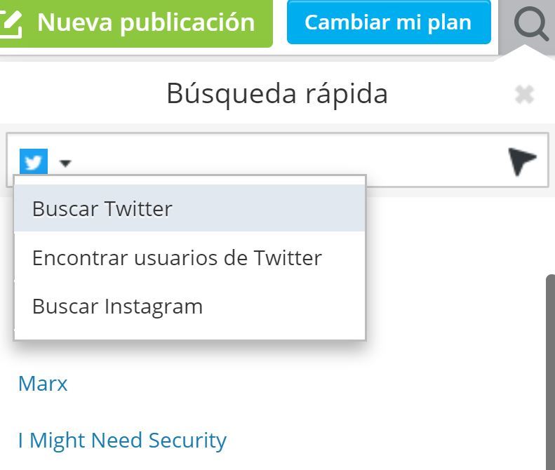 Los mejores trucos para aprovechar Hootsuite al máximo - busqueda rapida hootsuite 1