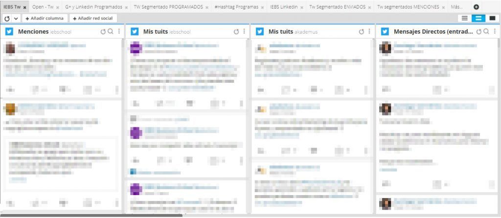 Los mejores trucos para aprovechar Hootsuite al máximo - panel hootsuite 1024x447