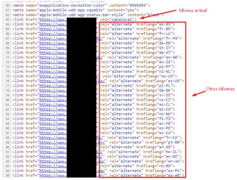 Cómo internacionalizar un dominio con hreflang paso a paso - hreflang CoDIGO  IDIOMA