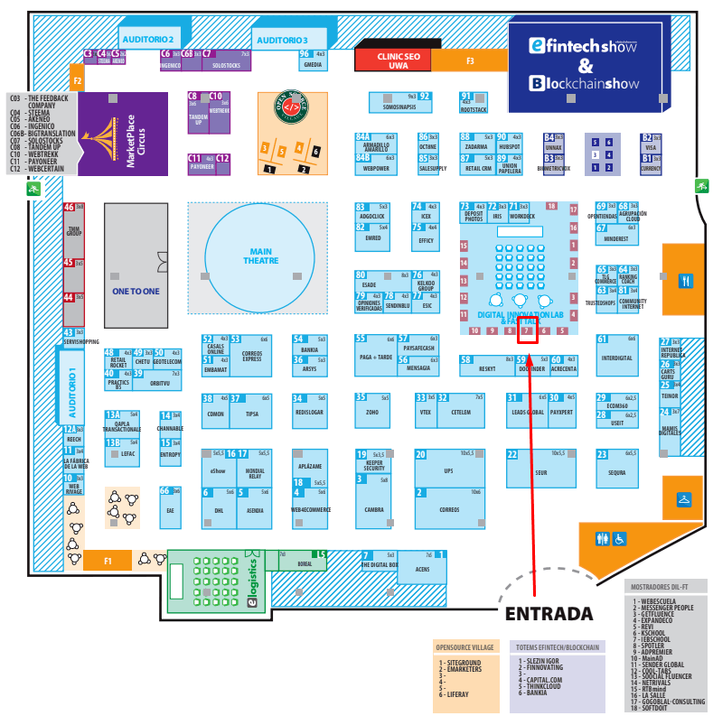 eShow Barcelona: el evento de la transformación digital - mapa eshow