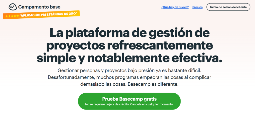 Las mejores herramientas para el Project Manager - basecamp 1024x470