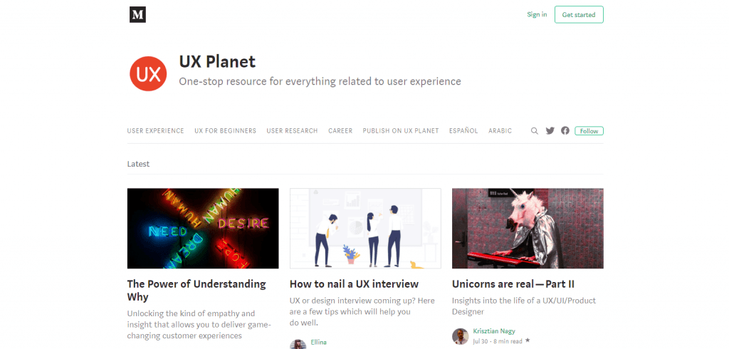 Los 10 mejores blogs de UX y UI que tienes que conocer - uxplanet min 1024x490