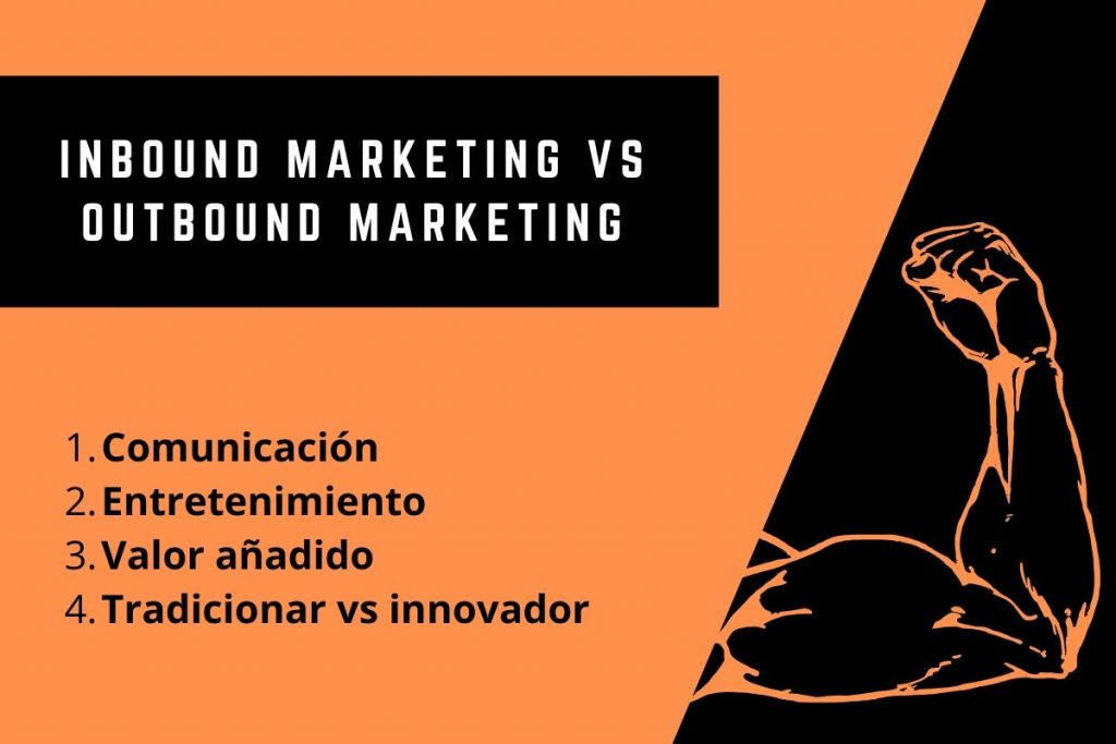 Inbound Marketing vs Outbound Marketing. Las 4 diferencias clave - inbound marketing vs outbound marketing 1024x683