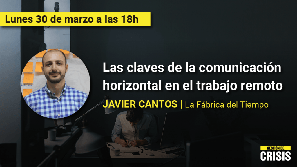 Gestión de Riesgo en Tiempos de Crisis: Un programa de Cursos Gratuitos para apoyar a las Empresas - EVGCSS20 RRSS Javier Cantos 1200x756 1024x576