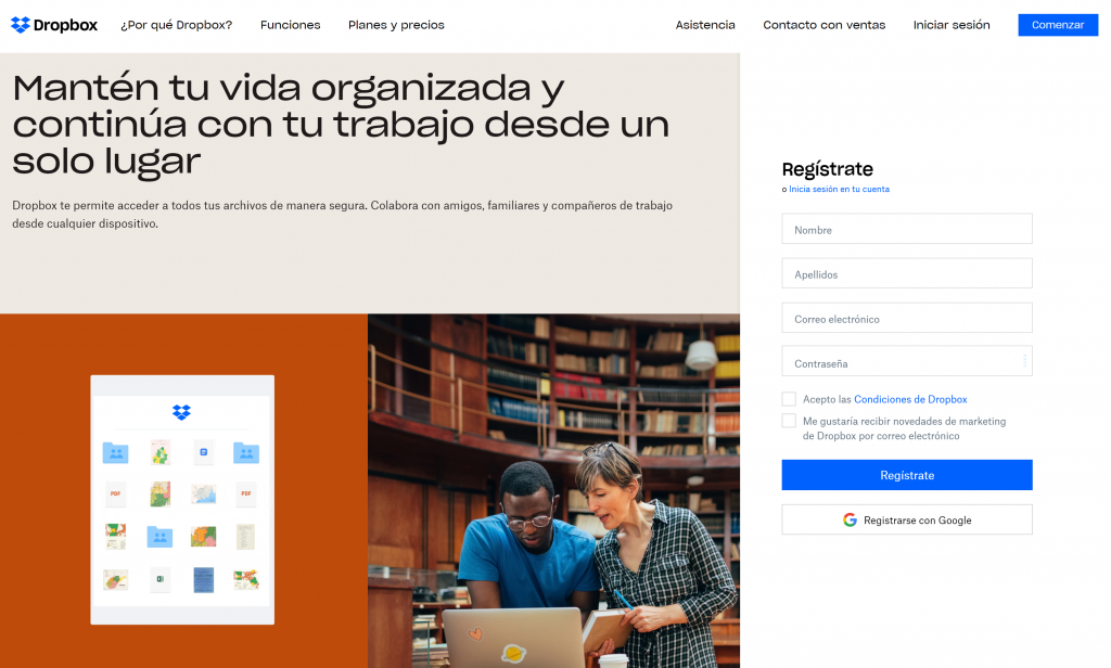 Las 12 mejores herramientas para el teletrabajo - Dropbox 1024x616