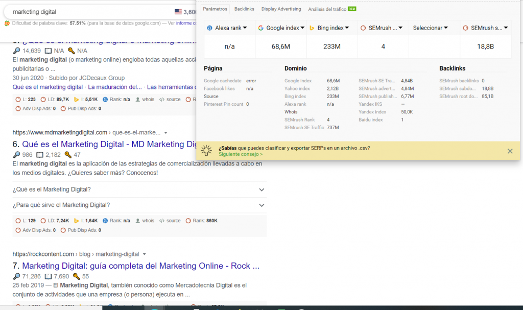 Las 15 mejores extensiones para Google Chrome de Marketing Digital - image 1024x607