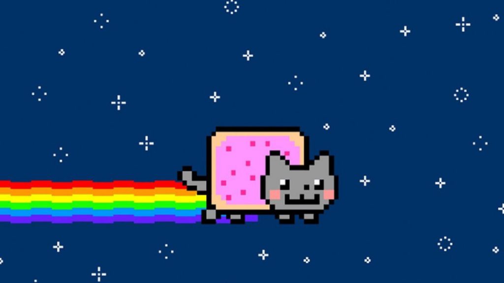 ¿Qué son los NFTs? Descubre su evolución y tendencias para 2024 - nyan cat 1024x576