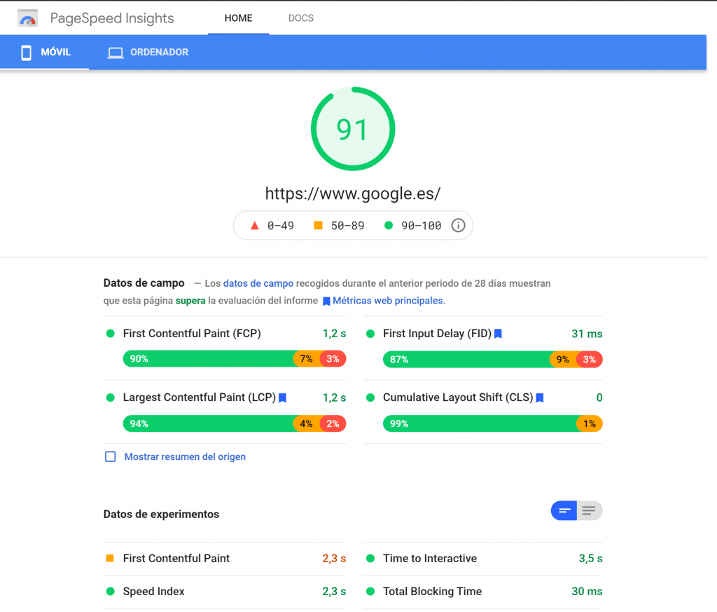 Las 20 mejores herramientas SEO gratuitas que sí o sí debes conocer - Page Speed 1024x873