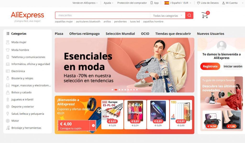 ¿Qué es ecommerce y cómo crear tu propio comercio electrónico? ¿Qué es ecommerce y cómo crear tu propio comercio electrónico? - aliexpress 1024x597