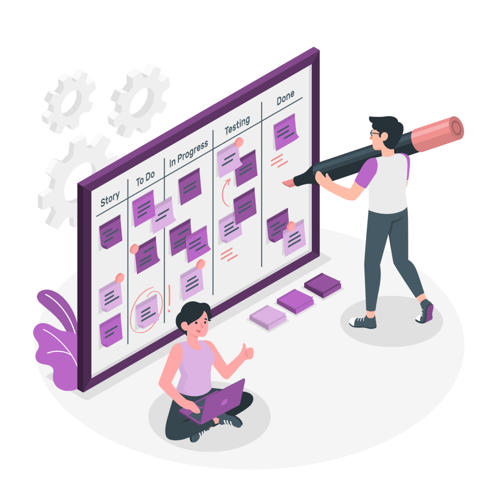 ¿Conoces los principios del Agile Manifesto? - Scrum board amico 1024x1024