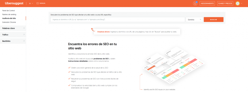 Ubersuggest: guía rápida para usarlo como un profesional del SEO - US 1 1024x379