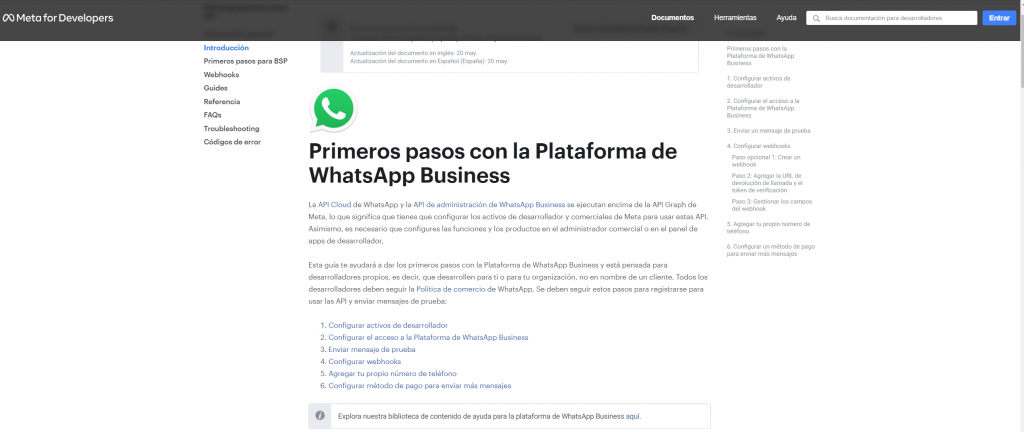 Todo lo que tienes que saber sobre la nueva API de Whatsapp en la nube - image 50 1024x432