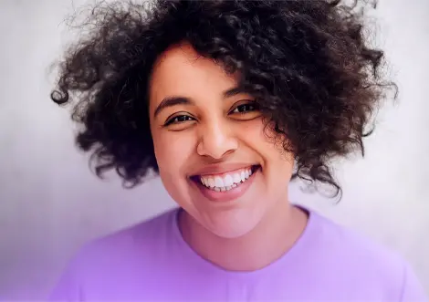 Imagen de una estudiante