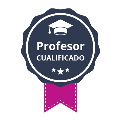 Profesor cualificado badget