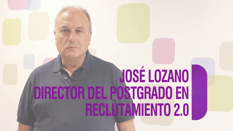 El cambio y la innovación constante se han instalado en todas las empresas José Lozano, director del Postgrado en Reclutamiento 2.0 El cambio y la innovación constante se han instalado en todas las empresas José Lozano, director del Postgrado en Reclutamiento 2.0