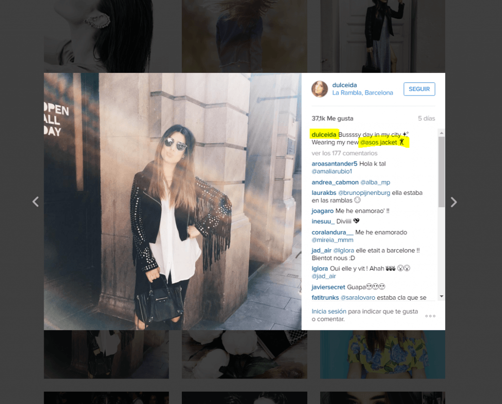 El marketing en el sector de la moda - dulceida influencer 1024x825
