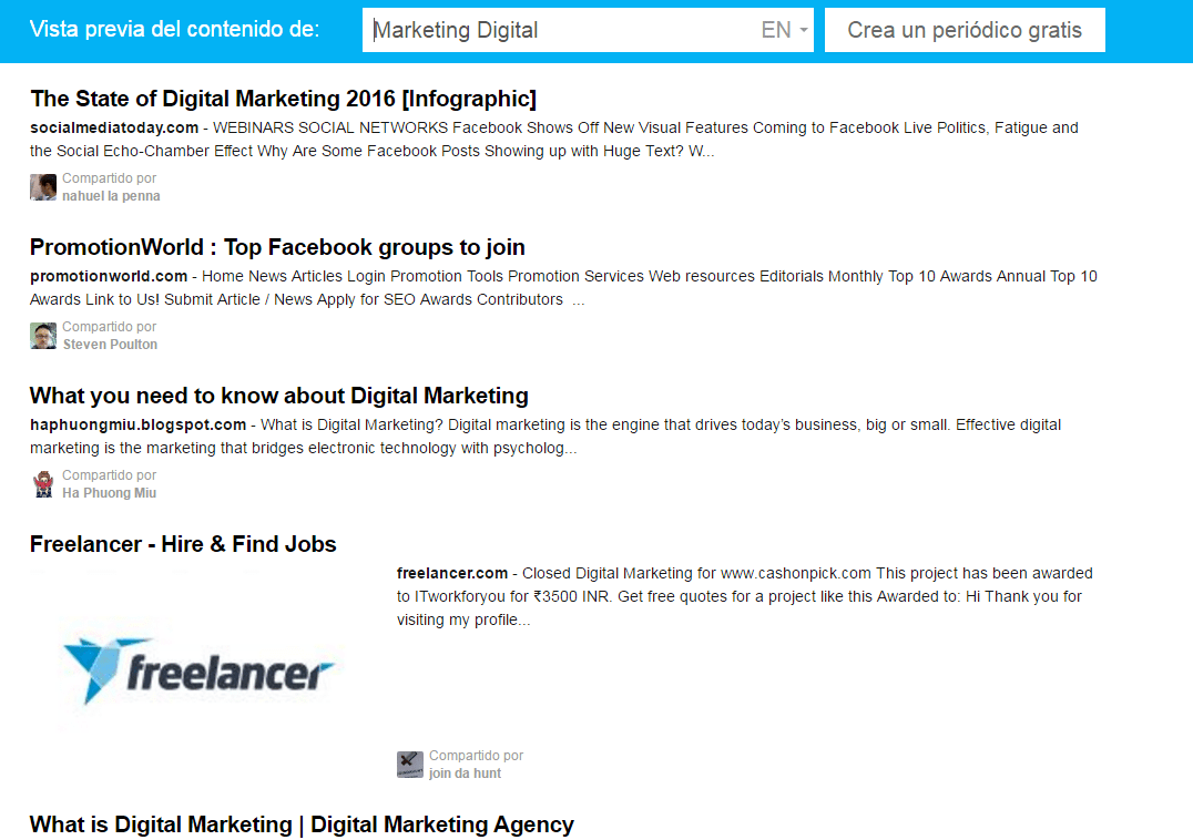 Periódico Digital Marketing Digital