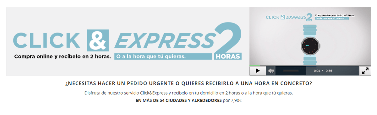 Corte Inglés Click & Express