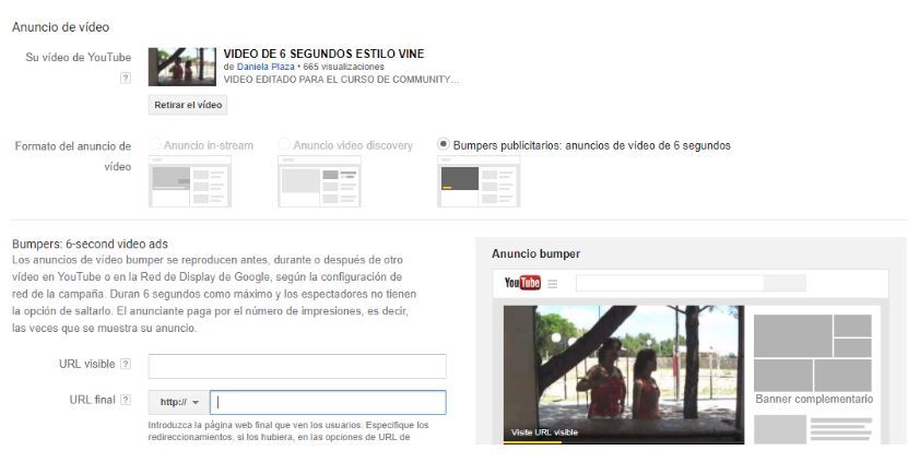 Anuncio de vídeo Bumper ads Anuncio de vídeo Bumper ads