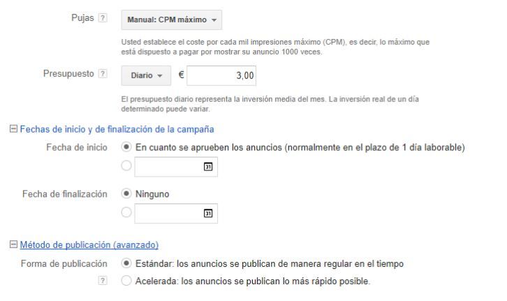 Bumper Ads configuración anuncios