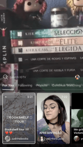 IGTV subir vídeo pantalla principal