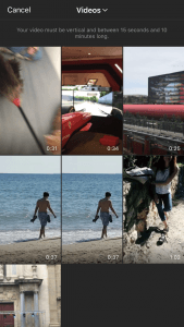Subir vídeo instagram galería Subir vídeo instagram galería