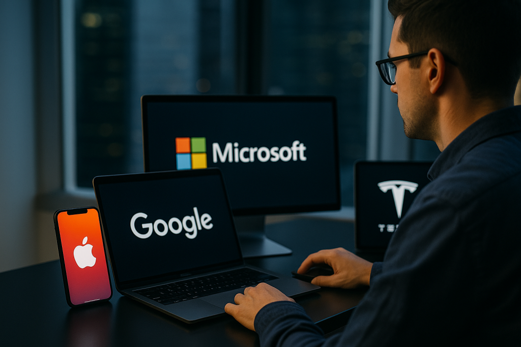 >¿Qué es Big Tech y quiénes son los 7 gigantes tecnológicos? >¿Qué es Big Tech y quiénes son los 7 gigantes tecnológicos? - ChatGPT Image 1 may 2025 20 15 56 1024x683