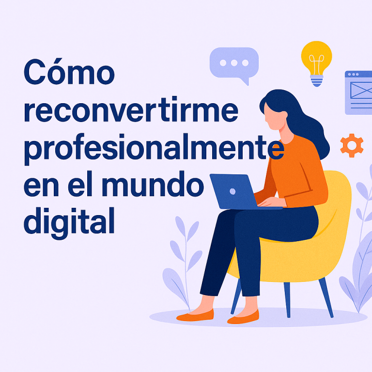 Cómo reconvertirme profesionalmente en el mundo digital: guía práctica para un nuevo comienzo Cómo reconvertirme profesionalmente en el mundo digital: guía práctica para un nuevo comienzo