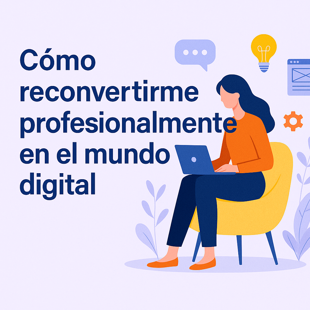 Cómo reconvertirme profesionalmente en el mundo digital: guía práctica para un nuevo comienzo