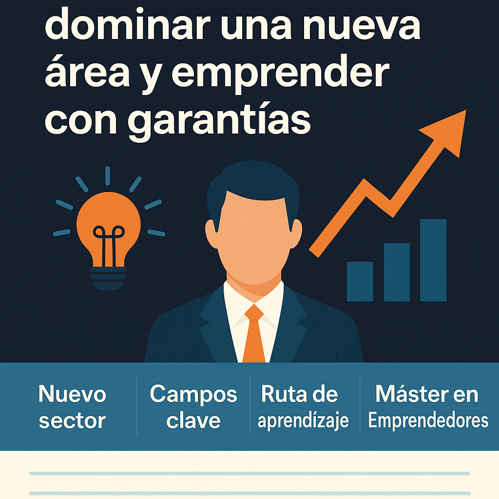 ¿Qué estudiar para dominar una nueva área y emprender con garantías?
