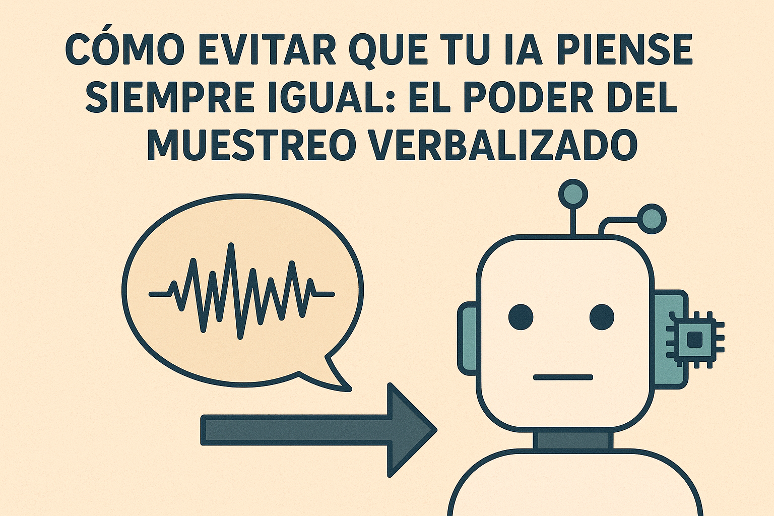 Cómo evitar que tu IA piense siempre igual: el poder del muestreo verbalizado