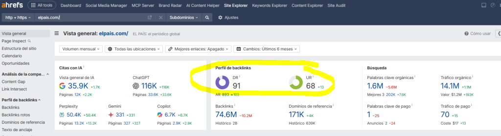 Qué es la autoridad de un sitio web y cómo se mide - image 1024x279