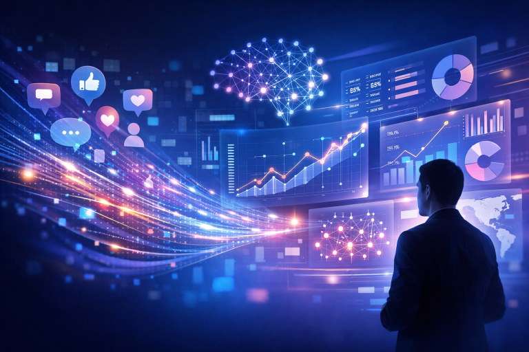 Social Media Intelligence en 2026: cuando entender al mercado deja de ser intuición y se vuelve predictivo Social Media Intelligence en 2026: cuando entender al mercado deja de ser intuición y se vuelve predictivo