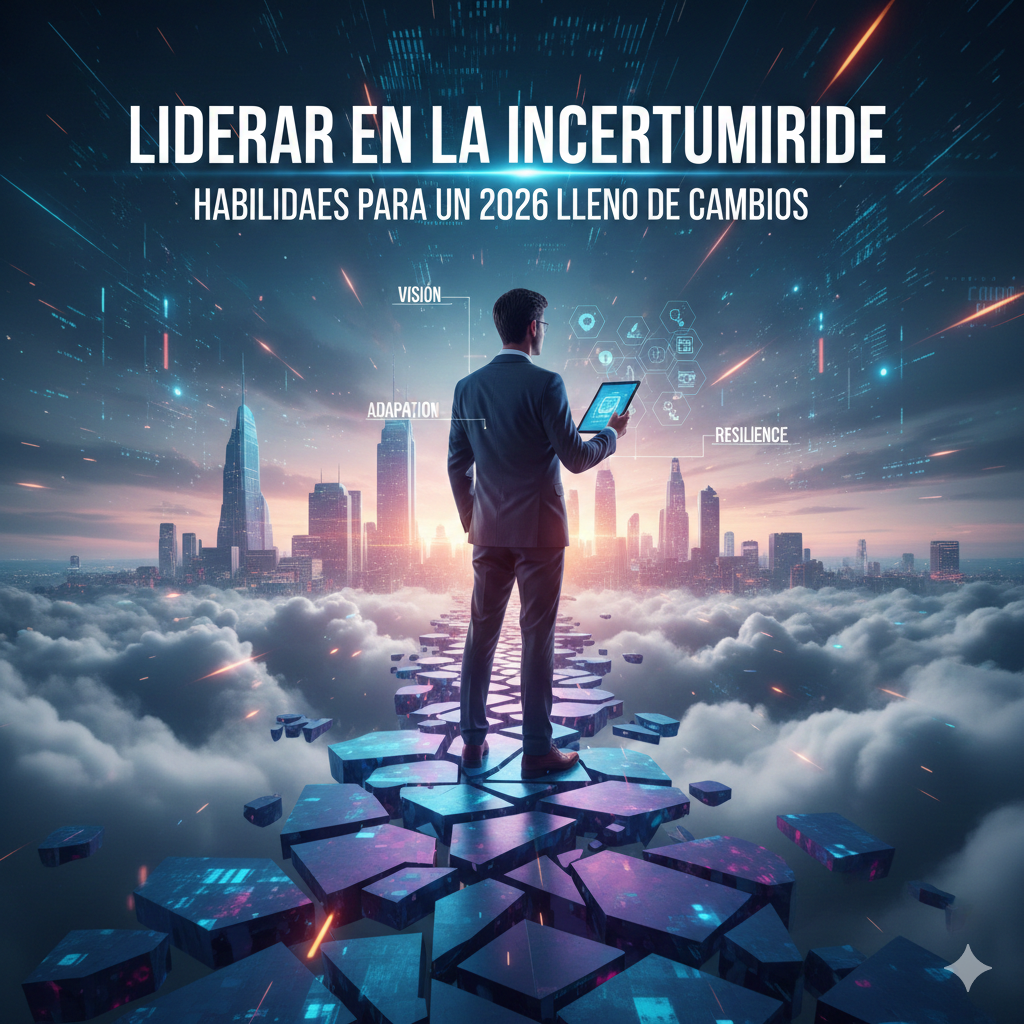 Liderar en la incertidumbre: habilidades clave para un 2026 lleno de cambios Liderar en la incertidumbre: habilidades clave para un 2026 lleno de cambios - Gemini Generated Image fm392nfm392nfm39