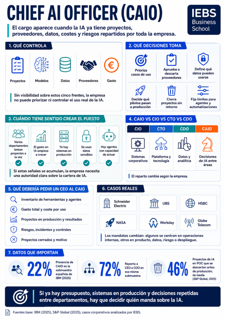 Chief AI Officer: qué hace, qué decide y cuándo lo necesitas Chief AI Officer: qué hace, qué decide y cuándo lo necesitas - 7345A3E7 D403 4499 B281 638A52FEB245 725x1024